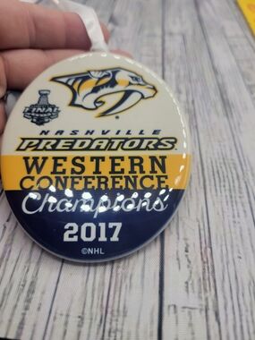 Nashville Predators 2017 Western Conference Champions Christmas Ornament